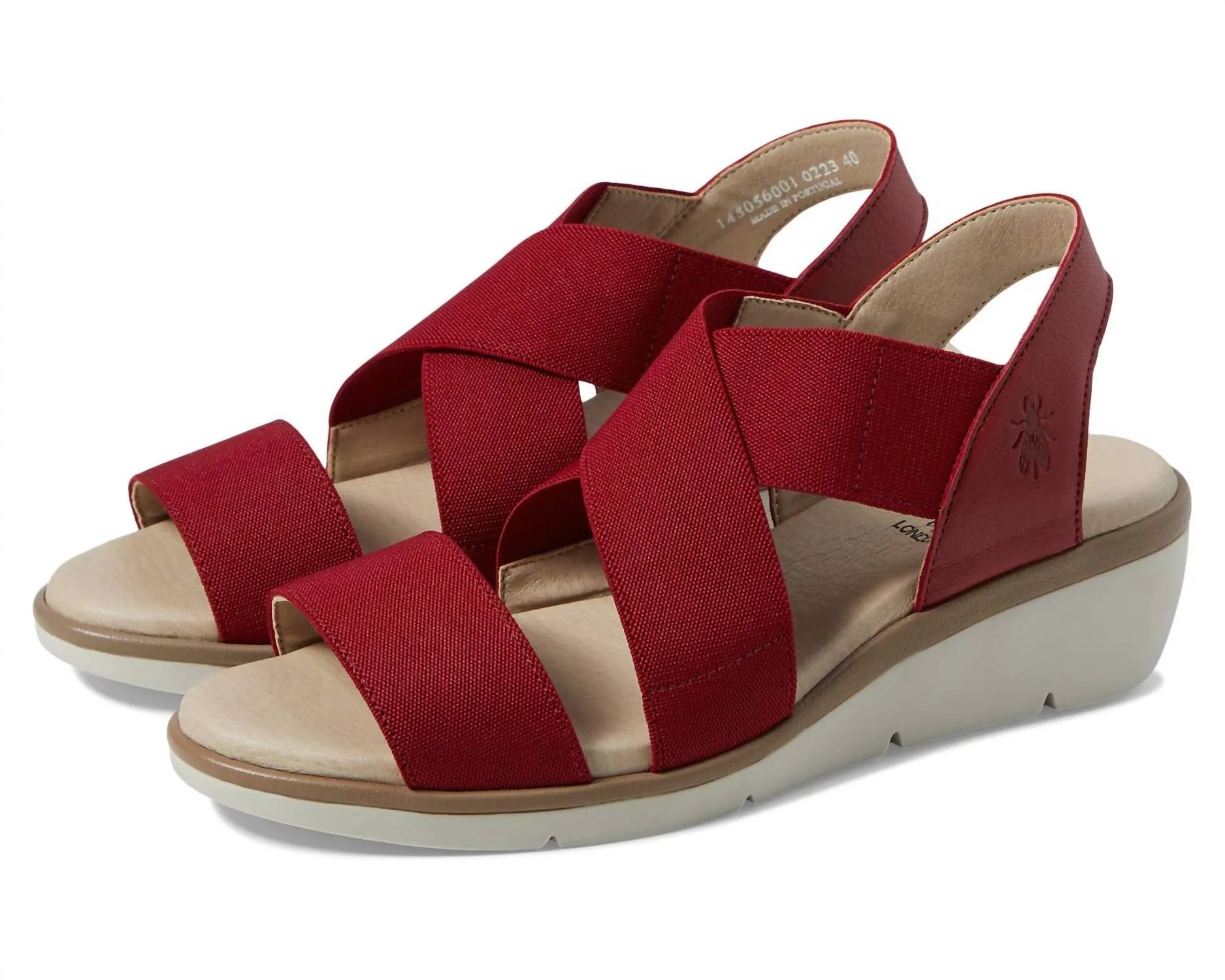 Women's Noli056Fly Wedge Heel Sandal In Lipstick Red
