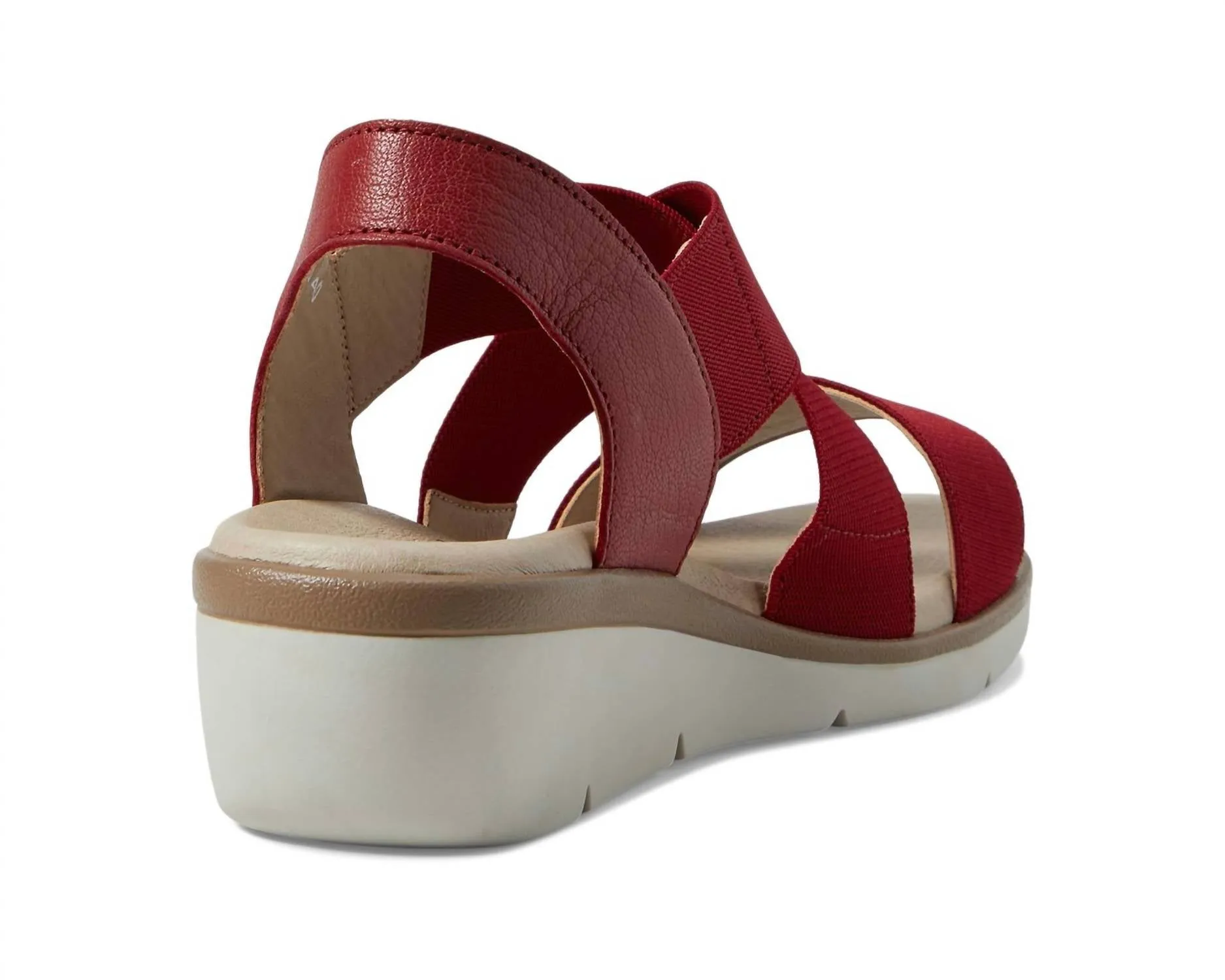 Women's Noli056Fly Wedge Heel Sandal In Lipstick Red