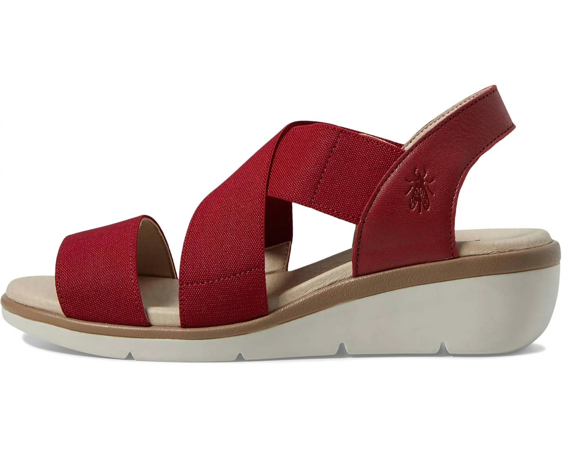 Women's Noli056Fly Wedge Heel Sandal In Lipstick Red