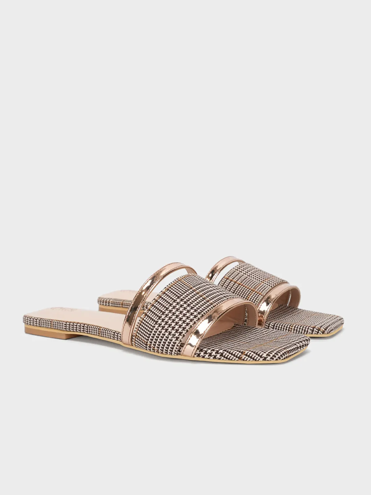 Women's "ALECIA" Square Toe Summer Slippers