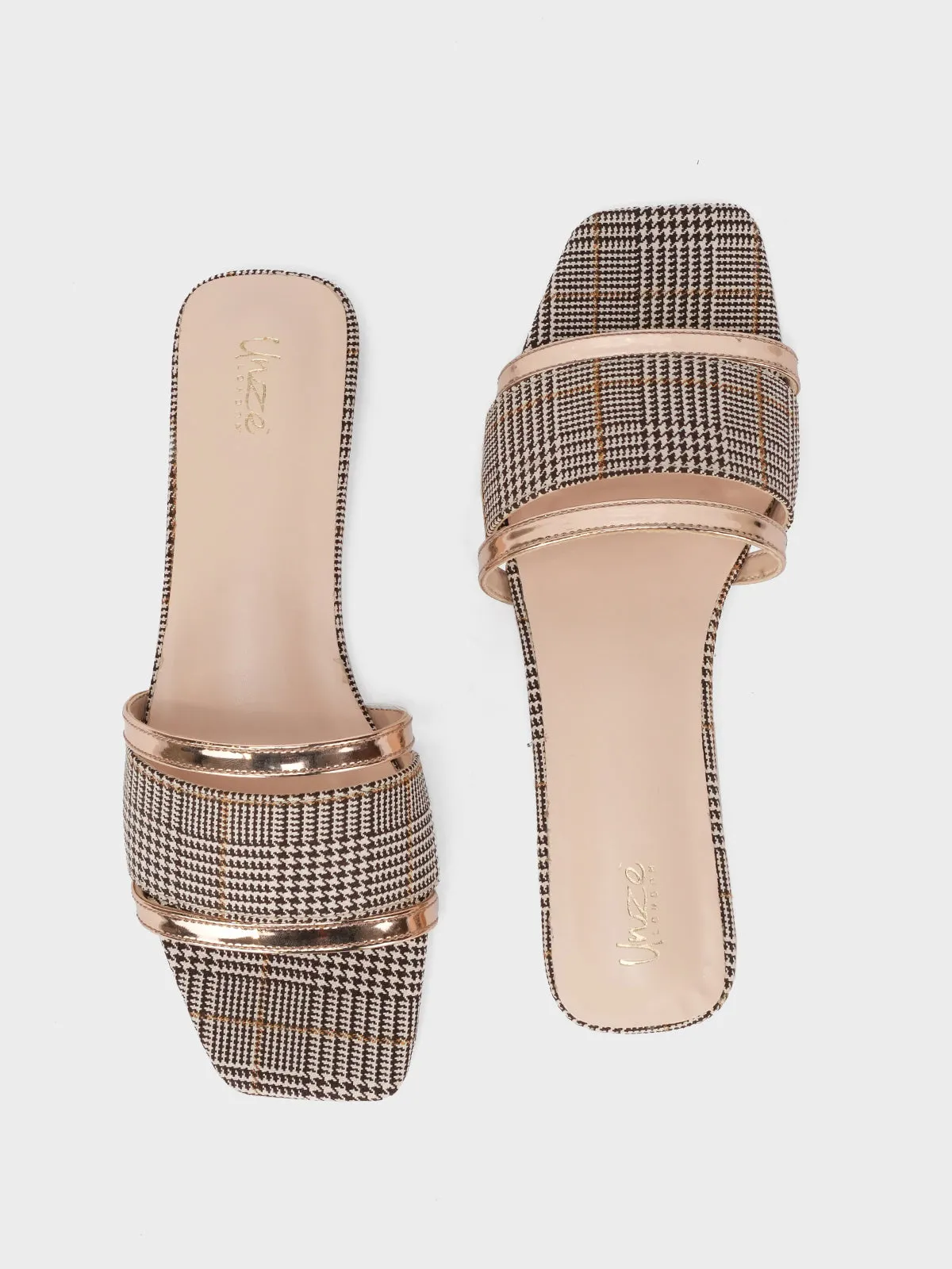 Women's "ALECIA" Square Toe Summer Slippers