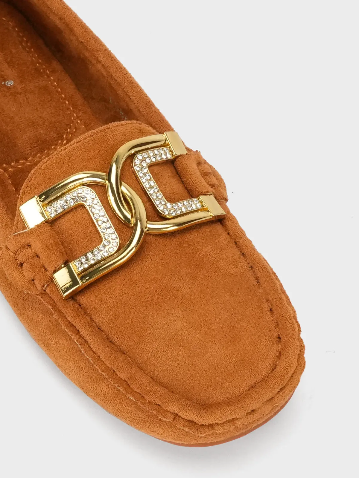 Womens "ALLIRA" Decorated Casual Moccasins
