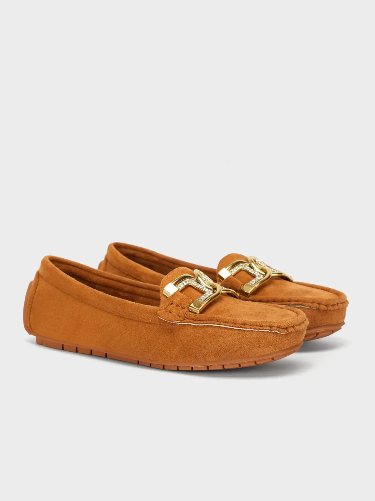 Womens "ALLIRA" Decorated Casual Moccasins
