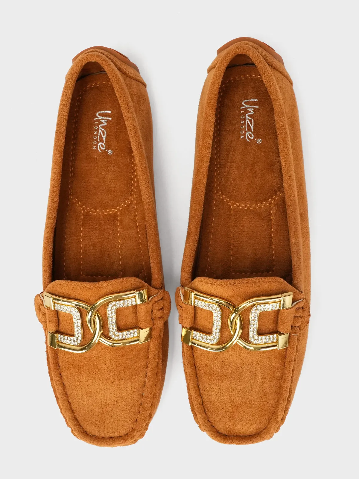 Womens "ALLIRA" Decorated Casual Moccasins