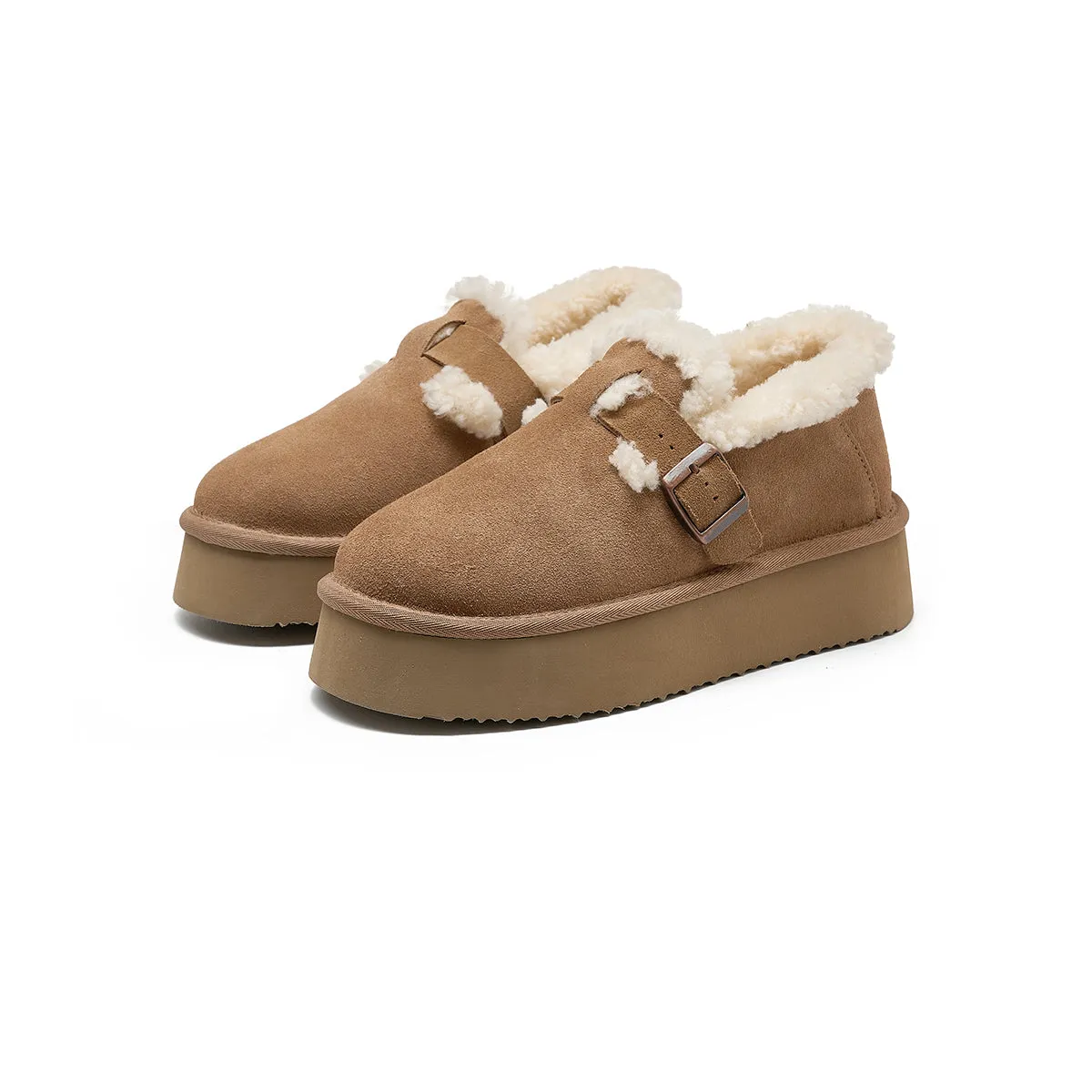 WOOL WRAPPED THICK SOLED BOKEN SHOES 5881