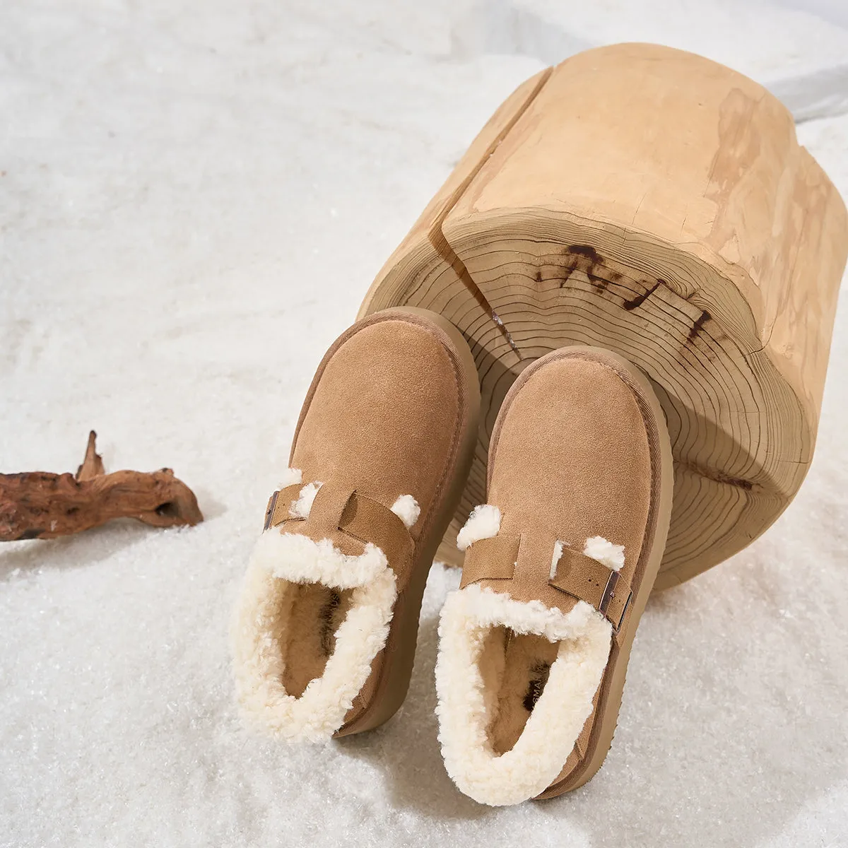 WOOL WRAPPED THICK SOLED BOKEN SHOES 5881