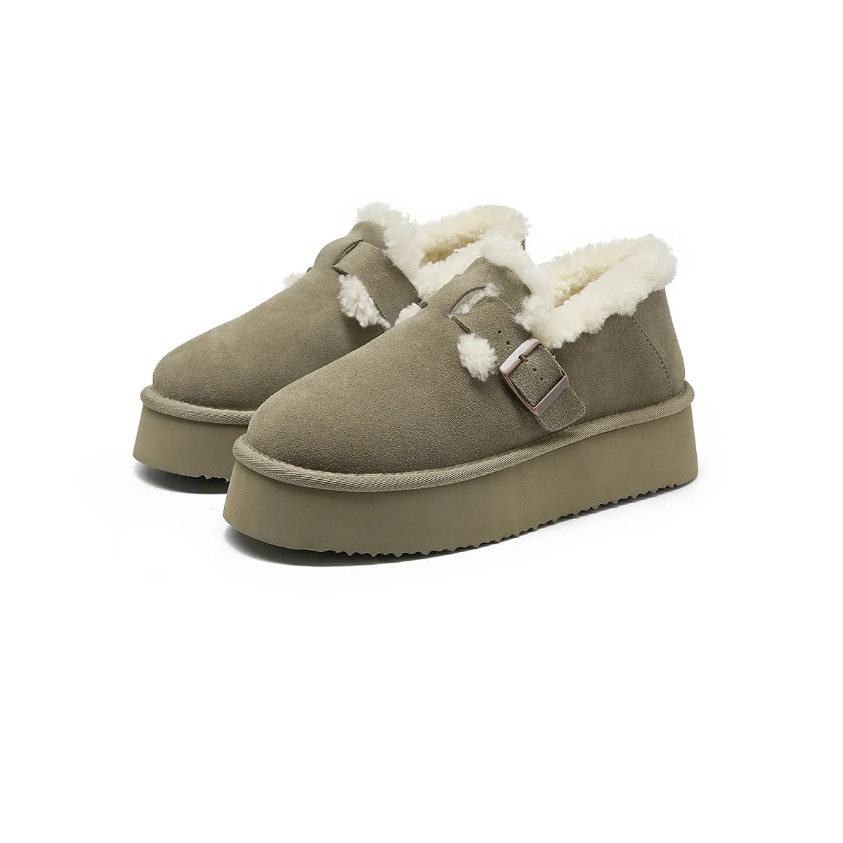 WOOL WRAPPED THICK SOLED BOKEN SHOES 5881