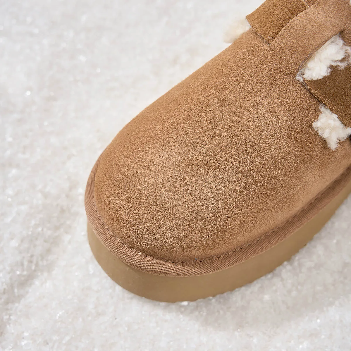 WOOL WRAPPED THICK SOLED BOKEN SHOES 5881